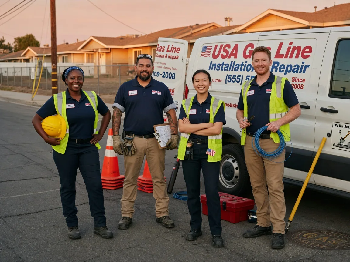Gas Line Installation company in Leesburg, TX